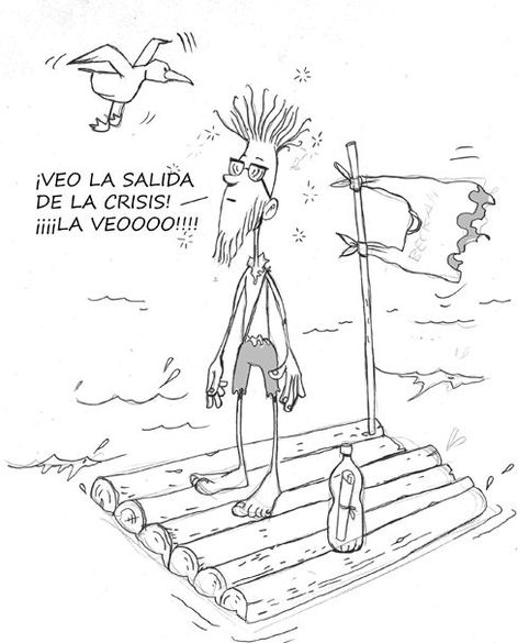 El n&aacute;ufrago es un s&iacute;mbolo para las personas que est&aacute;n en una crisis.